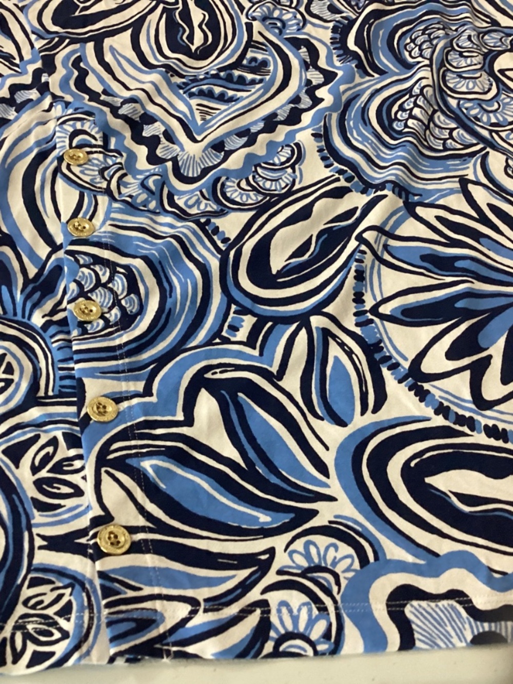 Lilly Pulitzer Maddox Straight Dress sz XXL Resort White Blue UPF 50+ NWOT - Picture 15 of 16